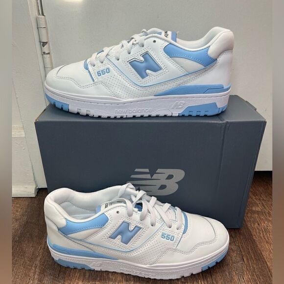New Balance 550 "White/University Blue" Women's Sneakers Size 10 - Picture 1 of 9